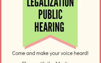 Commission On Marijuana Legalization: Public Hearing On Monday