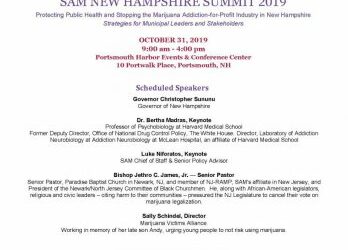REGISTER FOR THE 2019 SAM – NH SUMMIT “Protecting Public Health and Stopping the Marijuana Addiction-for-Profit Industry in New Hampshire”