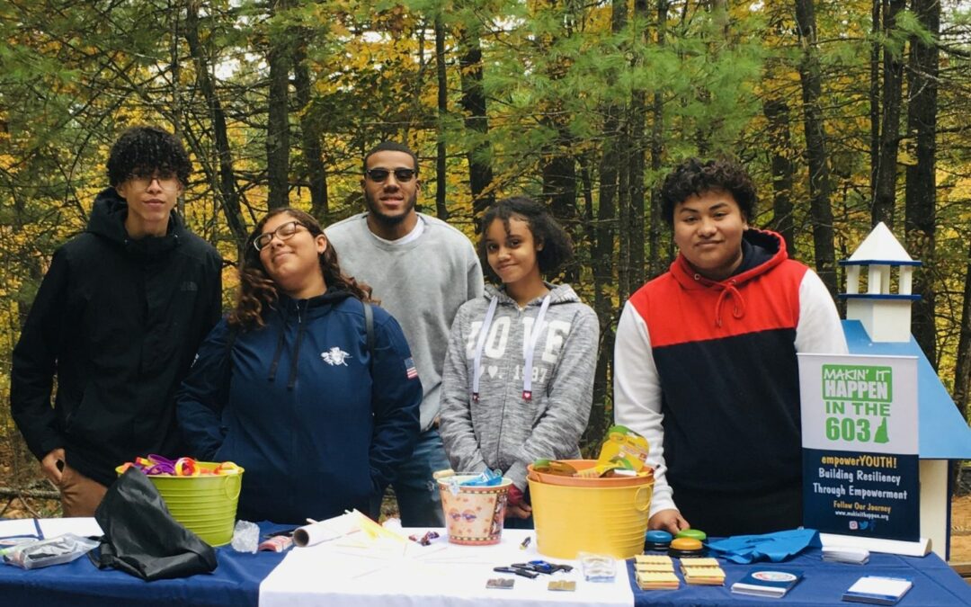 Students from the Lawrence/Methuen and Manchester Work Across State Lines to Kick Off Red Ribbon Week at Camp Carpenter