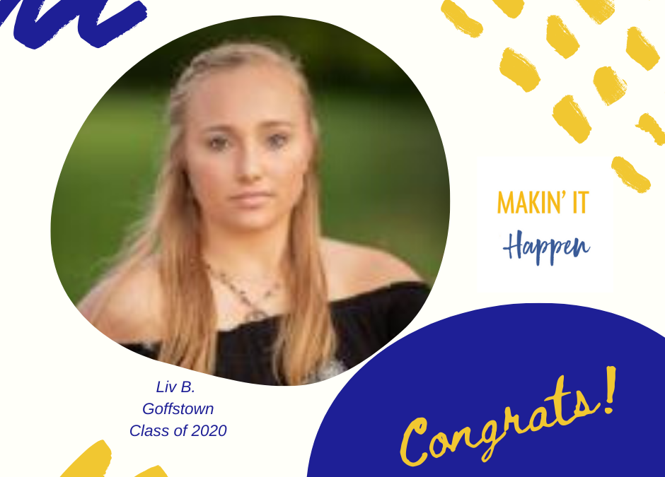 Senior Salutes: Liv B. from Goffstown High School