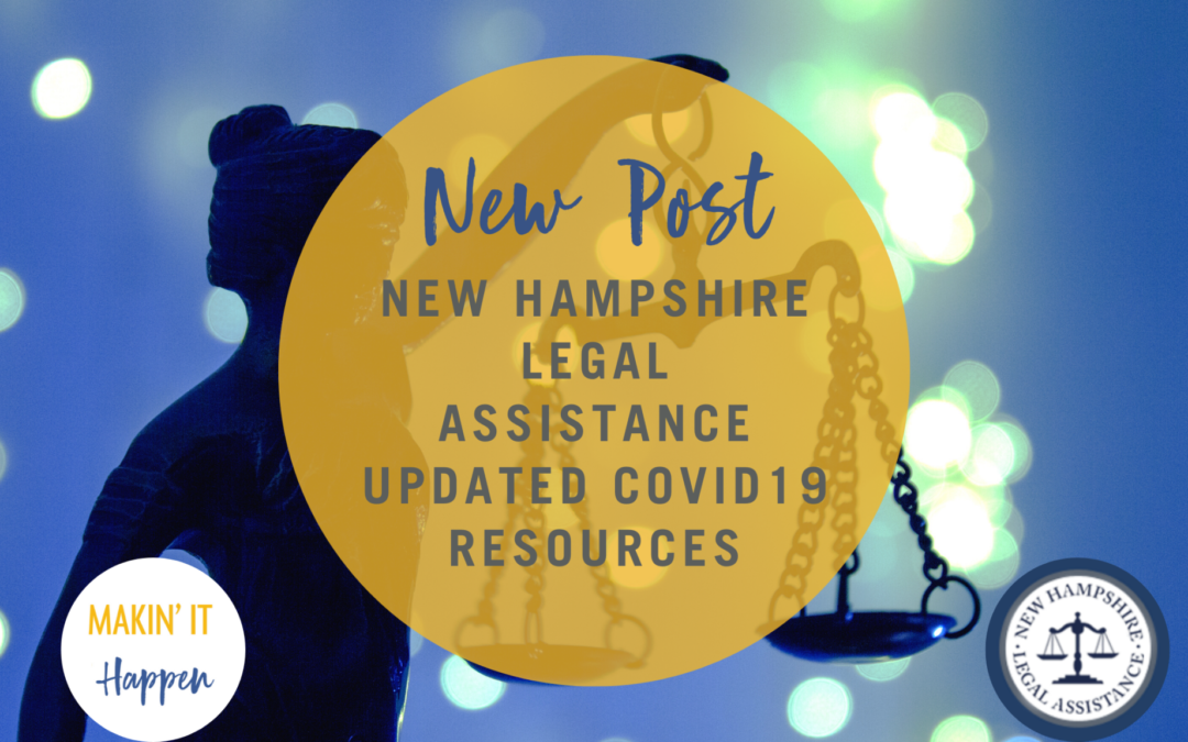 New Hampshire Legal Aid Updated COVID-19 Resources