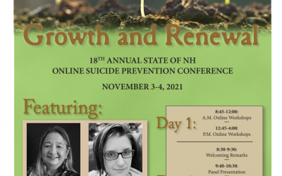 There is Still Time to Register for the 18th Annual New Hampshire Suicide Prevention Conference on November 3-4, 2021