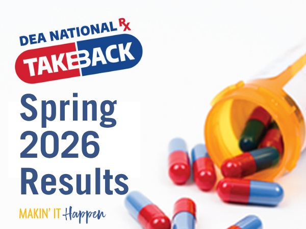 1,137 Pounds Collected During Greater Manchester Drug Take Back